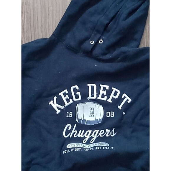 Steve And Barry's Athletic dept hoodie adult size small blue sweatshirt pullover - Picture 1 of 8